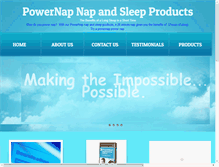 Tablet Screenshot of powernap.com